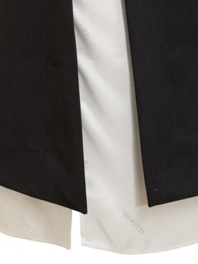 Peter Do Side Slit Skirt In Black