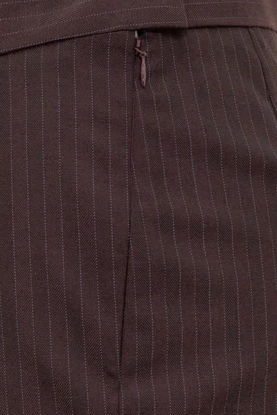 Victoria Beckham Midi Skirt In Purple