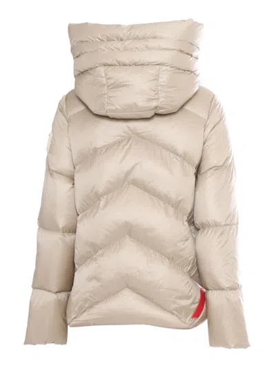 After Label Down Jacket In Beige