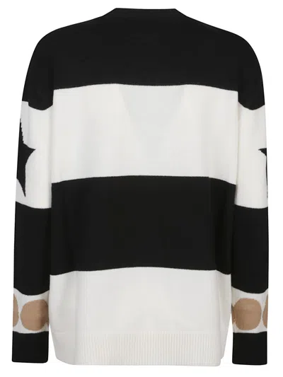 Max Mara Dirce Wool And Cashmere Sweater In Multicolour