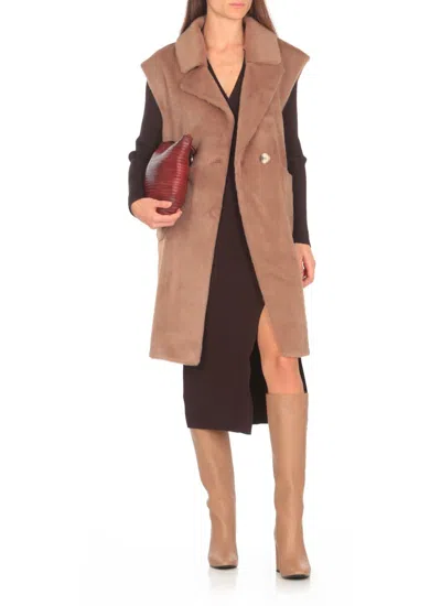 Shop Betta Corradi Coats In Brown