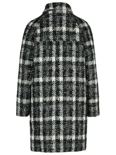 Fay Black Cotton Blend Coat Woman In Black