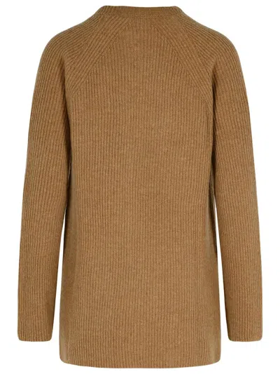 Fay Brown Wool Blend Cardigan Woman In Brown