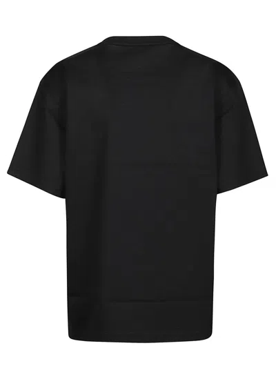 Alexander Wang T Puff Logo Bound Neck Essential T-shirt In Black