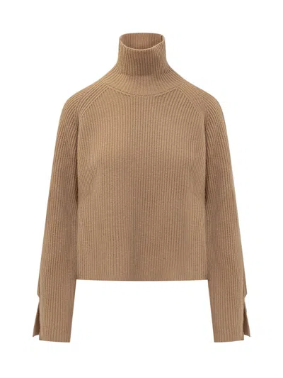 Jucca High Neck Shirt In Brown