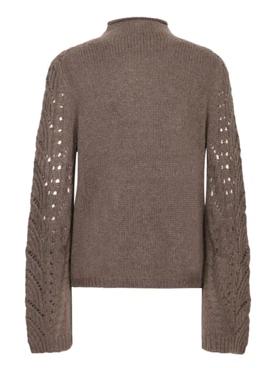 Loulou Studio Beige Knitwear With Textured Pattern In Beige