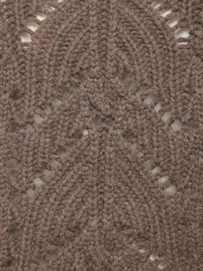 Loulou Studio Beige Knitwear With Textured Pattern In Beige