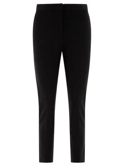Max Mara Women's Viscose Jersey Trousers In Black