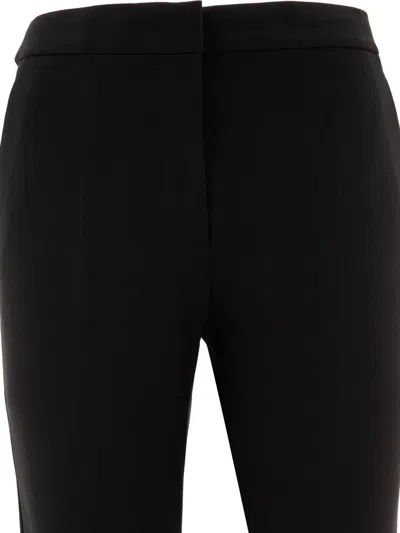 Max Mara Women's Viscose Jersey Trousers In Black