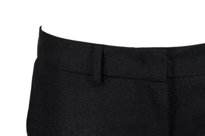 Fabiana Filippi Relaxed-fit Linen Trousers With Elastic Waistband In Black