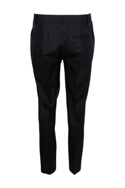 Fabiana Filippi Relaxed-fit Linen Trousers With Elastic Waistband In Black