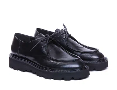 Pawelk's Man Lace-up Shoes Black Size 9 Leather In Black