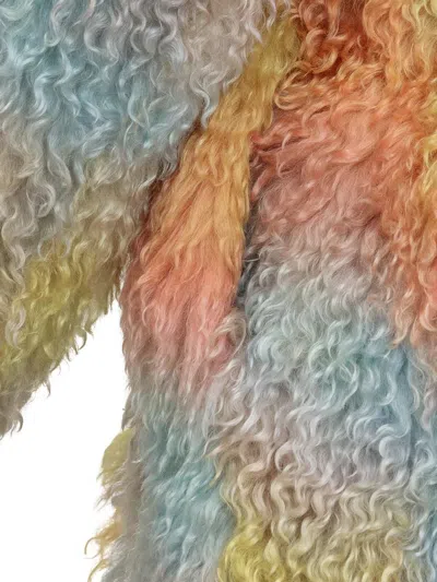 Becagli Since 1994 Colorful Fur In Multicolor