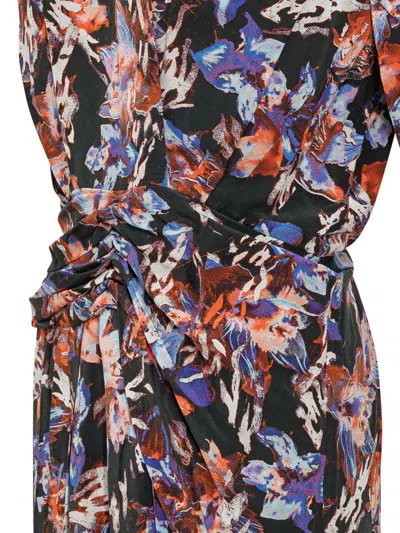 Iro Mini Dress Merera Print In Black