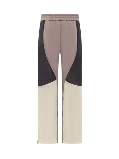 Palm Angels Colorblocked Logo Track Pants In Pink