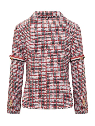 Thom Browne Checked Single In Red