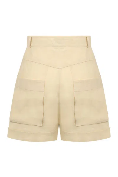 LE KASHA LE KASHA ASHRAF LINEN SHORTS 