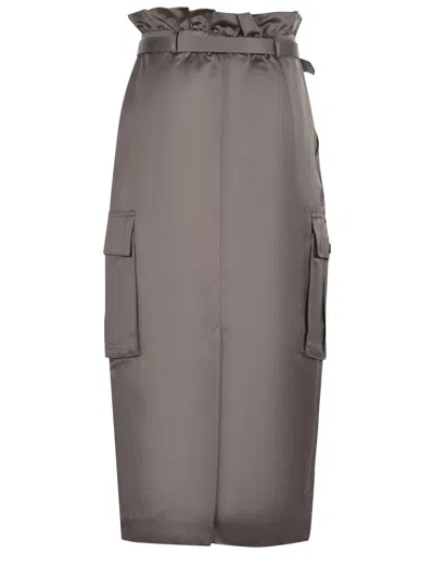 Self-portrait Self Portrait Skirts In Grey