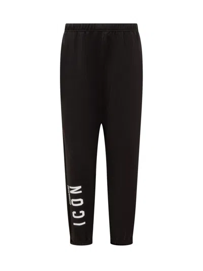 Dsquared2 V-icon La Jogging Troser In Black