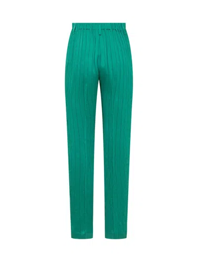 Forte Forte Forte_forte Striped Trousers In Green