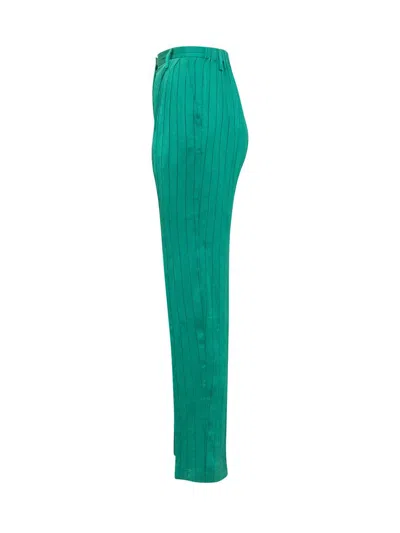 Forte Forte Forte_forte Striped Trousers In Green