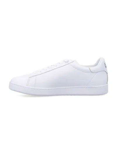 Ea7 White Polyester Sneaker In White
