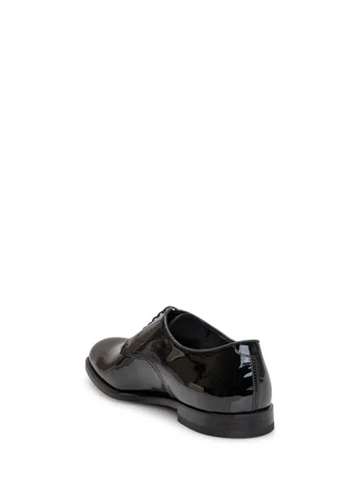 Doucal's Patent Leather Lace-ups In Black