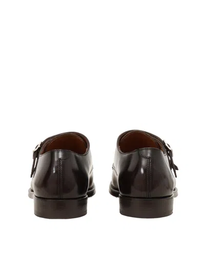 Doucal's Man Loafers Black Size 10 Soft Leather In Brown