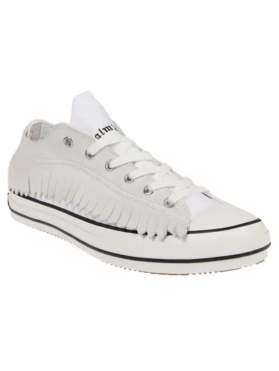 Palm Angels Low Vulcanized Sneakers In White
