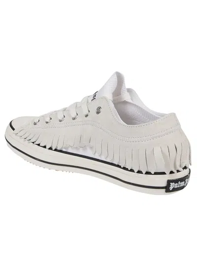 Palm Angels Low Vulcanized Sneakers In White