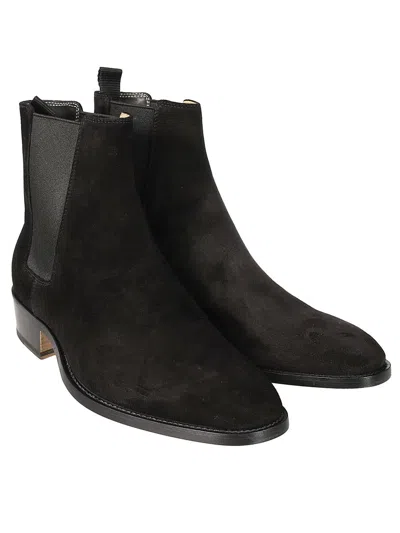 Premiata Men's Shiny Beatles Boot In Black