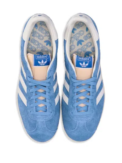 Shop Adidas Originals Adidas Gazelle Lightblue/owhite/crewht Shoes In Blue
