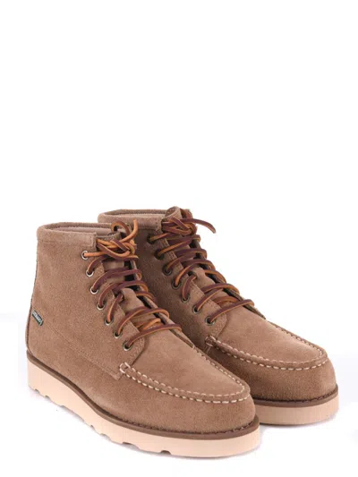 Sebago Suede Boots In Beige