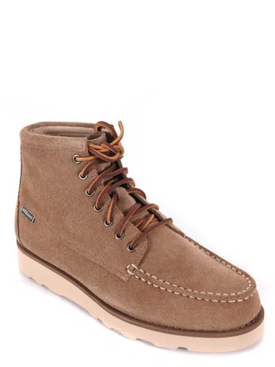 Sebago Suede Boots In Beige