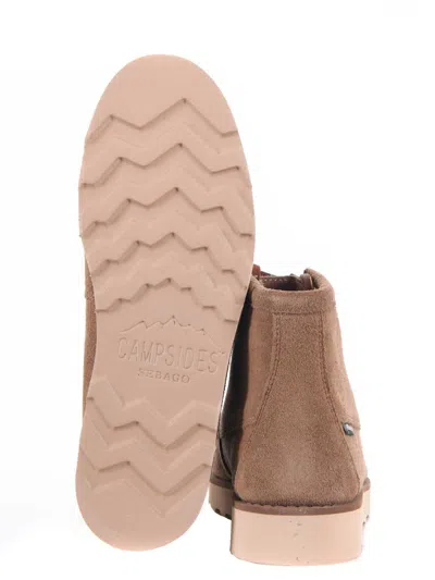 Sebago Suede Boots In Beige