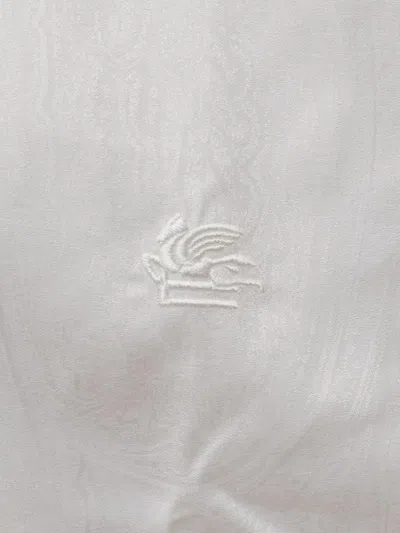 Etro Long-sleeved Roma Shirt In White