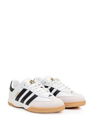 Adidas Originals Samba Mn Leather Low-top Sneakers In White