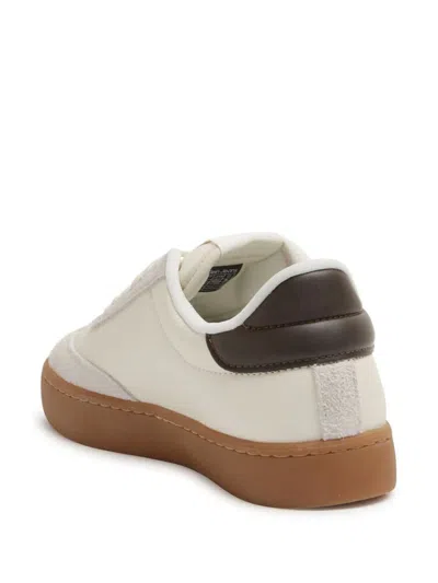 Calvin Klein Panelled Sneakers In White