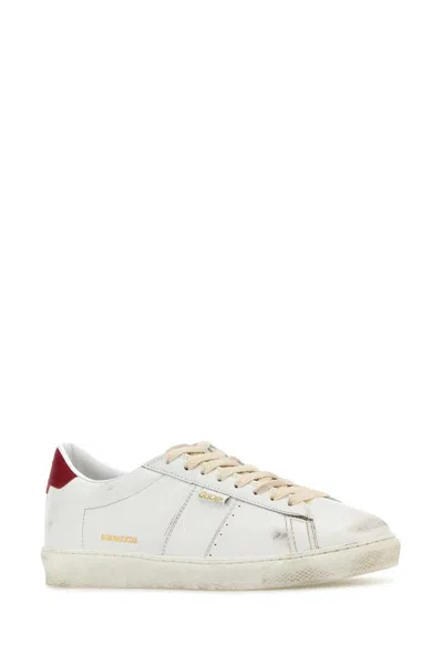 Shop Golden Goose Sneakers In White