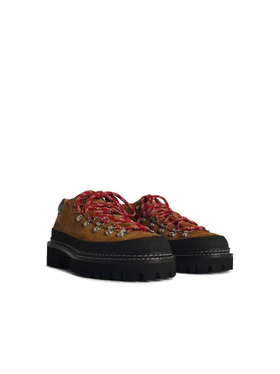 Dsquared2 Canadian Hiking Laced Up In Brown