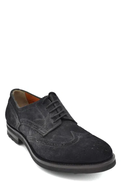 Santoni Derby In Blue