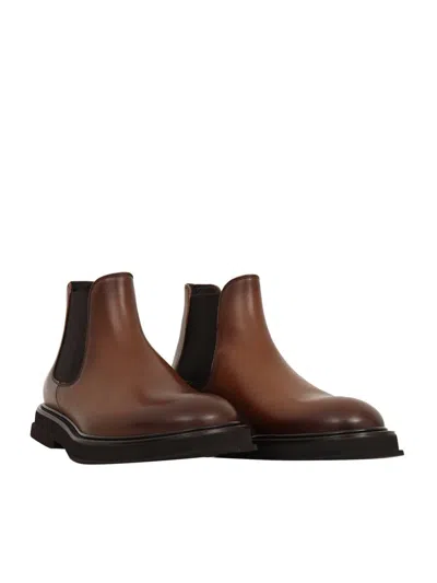 Doucal's Beatles 100 Le F.do Nero Boots In Brown