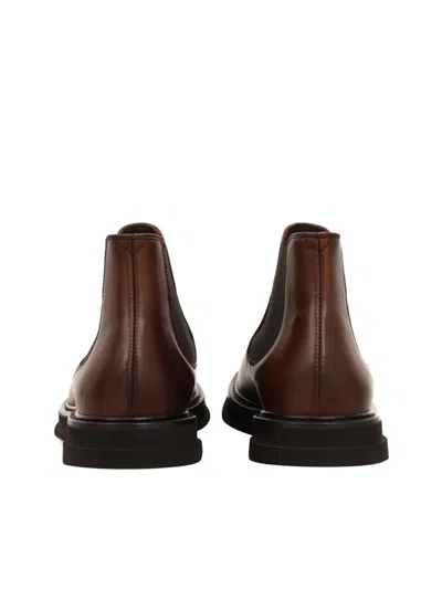 Doucal's Beatles 100 Le F.do Nero Boots In Brown