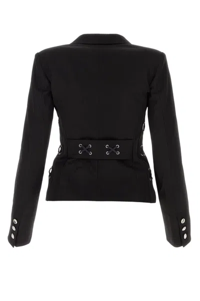 Alessandra Rich Coatblack In Black
