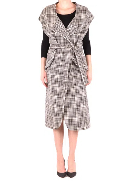 Alysi Womens Multicolor Other Materials Coat In Multicolor