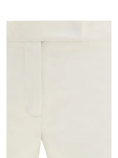 Sa Su Phi Slim-fit Trousers In White