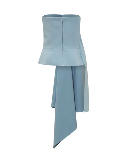 Del Core Corset Top In Blue
