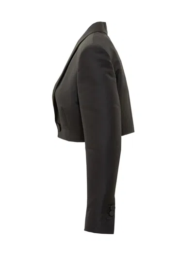 Dsquared2 Cropped Tailored Jacket In Black