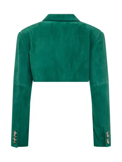 Giuseppe Di Morabito Cropped Jacket In Green
