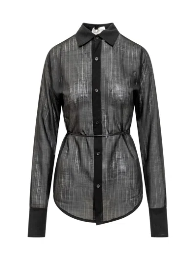 LUDOVIC DE SAINT SERNIN LUDOVIC DE SAINT SERNIN SLIM LACING SHIRT 